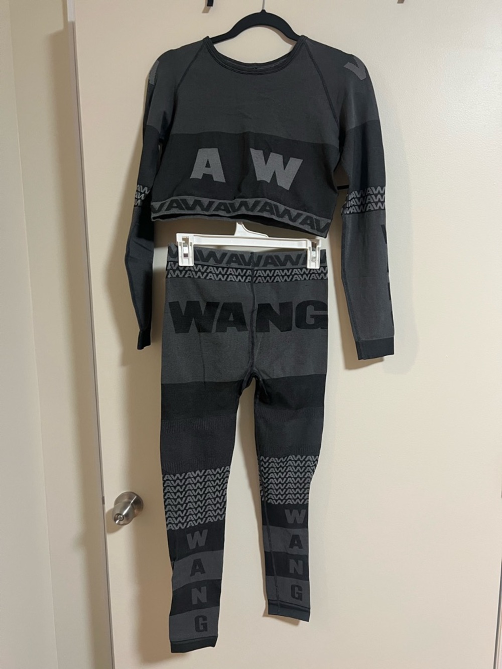 Women’s Alexander Wang forever 21 Limited edition Black  Two-Piece workout Set
